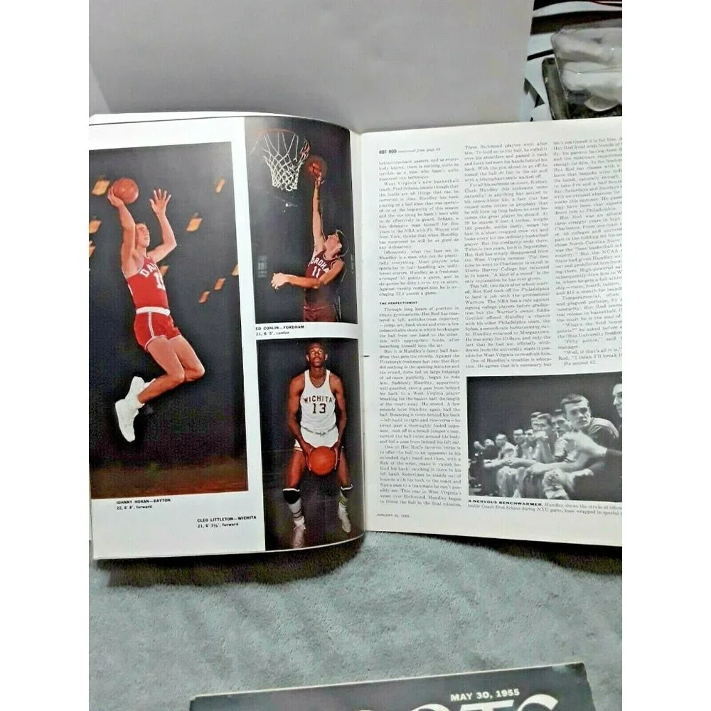 Sports Illustrated January 31 1955 Jill Kinmont Skiing College Basketball NO Lab - Picture 4 of 4